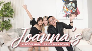 Joannas 4 Room HDB Resale Makeover  Singapore Home Tour [upl. by Eical]