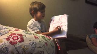 5yr old tells a story about friendship love amp war  Josh Darnit [upl. by Gilberta894]