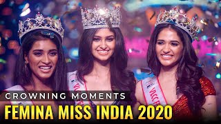 Femina Miss India 2020 Crowning Moments  Audience View [upl. by Alita]