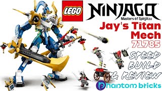 LEGO Ninjago Jays Titan Mech Speed Build amp Review 71785 lego legoninjago legospeedbuild [upl. by Rheta804]