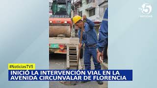 Inició la intervención vial en la avenida circunvalar de Florencia [upl. by Eydie]