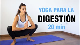 Yoga para la Digestión  Mejora las digestiones pesadas en 20 min  Anabel Otero [upl. by Yared272]