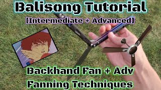 Balisong Tutorial  Backhand Fan  Advanced Fanning Techniques [upl. by Hairem]