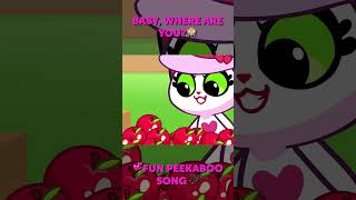 WHERE IS BABY 🙀 FUN PEEKABOO HIDE AND SEEK GAME SONG 🙈🎶 PURR PURR [upl. by Drageruaeb]