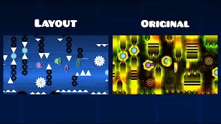 Deimos  by ItsHybrid  Layout vs Original  Geometry Dash [upl. by Nosoj289]