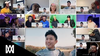 bbno amp Rich Brian  edamame  REACTION MASHUP [upl. by Gefen]