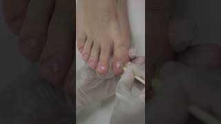 Paraffin Wax Treatment and Classic Pedicure dubai dubaibarbershop nails celebrity shorts [upl. by Eirallam]