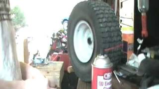 LifeHack How to Inflate a Tubeless Tire  in 30 seconds or less [upl. by Kcirednek]