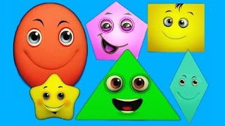 Learn the Shapes of Objects  Shape Song for Kids  Nursery Rhymes by Tiny Baby Stars [upl. by Otrebogir]