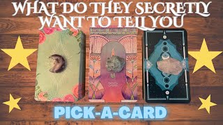 ❤️🔮What do they secretly want to tell you❤️PICKACARD✨🌙TIMELESS❤️LOVE READINGtarot pickacard [upl. by Kym711]