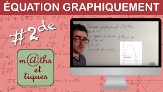 Résoudre graphiquement une équation  Seconde [upl. by Dante]