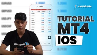 Tutorial Cara Menggunakan Metatrader 4 MT4 untuk Pemula di IOS  Contoh Melakukan Pending Order [upl. by Eannaj]