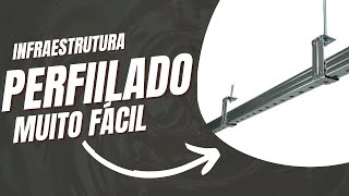 Como instalar perfilados simples e fácil viva de elétrica [upl. by Pete]