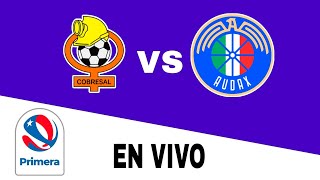 Cobresal 01 Audax Italiano en vivo Primera Chile [upl. by Atnahs]