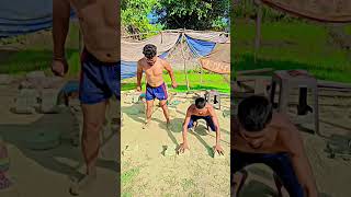 Gama ki mitti🏋️Bhai Bhai k apyar🥰youtubeshorts desiworkwout motivation sachinakashfitness [upl. by Rovaert]