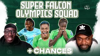 Super Falcons squad for the Paris 2024 Olympic Games and Nigerias AFCON 2025 Qualifying group [upl. by Tanny48]