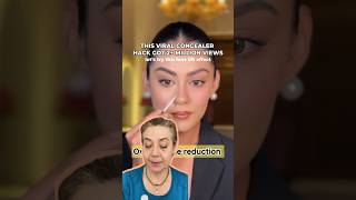 Repeating viral concealer lifting trick on mature face makeuptips beautytips concealerhack [upl. by Erich]