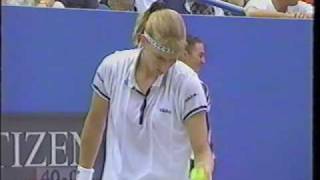 Steffi Graf Serve TopspinSlice [upl. by Eilagam]