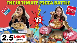 Oven Story Vs Domino’s Pizza  THE ULTIMATE PIZZA BATTLE  Which is best for Pizza Lovers🍕🍕 [upl. by Aneris918]