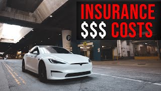 Tesla Insurance Costs  2022 Tesla Model S FULL BREAKDOWN [upl. by Silliw]