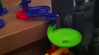 Marble run down the stairs AWESOME [upl. by Baynebridge]