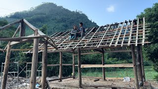 Single mother happy to receive help from police officer and everyone to build new house [upl. by Lamdin640]