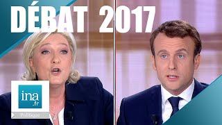 Débat présidentiel 2017  Emmanuel Macron  Marine Le Pen ⎮ Archive INA [upl. by Darcy247]