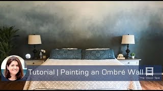 Painting an Ombré Wall  Speedy Tutorial 27 [upl. by Ecirtnahc487]