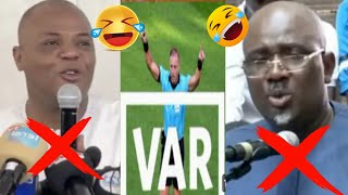 VAR 🤣 Farba Ngom Vs Mame Mbaye Niang 🤣🤣 Justice Rekk 🤣🤣🤣🤣😂😂😂 [upl. by Valle]