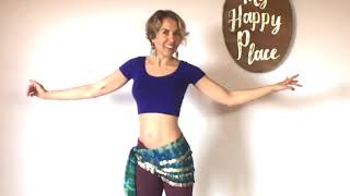 Circle Play Hip Circles for Core Strength Tutorial  Quick Dance Routine [upl. by Foss]