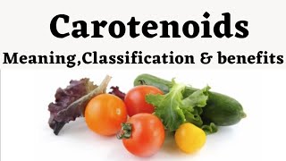 Carotenoids in Hindi  Meaning Deepika [upl. by Rad]