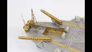 Finished 1：200 Yamato battleship with fine details of Pontos 1：200 detailing set [upl. by Kcirederf]