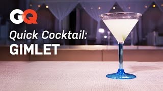 How to Make a Gimlet – Quick Cocktail – America’s Bartender – GQ Magazine [upl. by Deste]