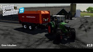 Gras inkuilen  Farming Simulator 22 Dutch Polder 18 [upl. by Imef]