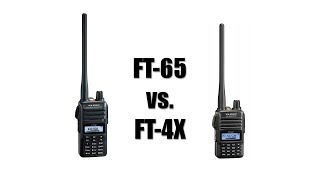 Yaesu FT65 vs FT4X Which one is the better radio [upl. by Mansoor]