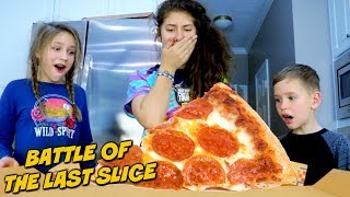 Battle of The Last Slice of Pizza SuperHeroKids in Real Life Funny Comic Adventure [upl. by Abita]