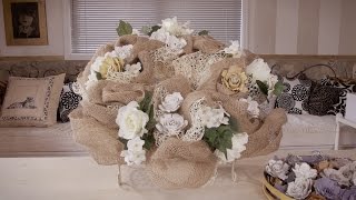 How to Make a Deco Mesh Wreath [upl. by Goer139]