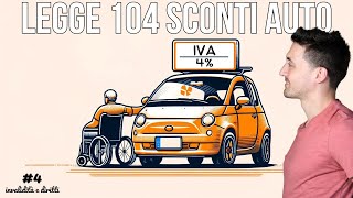 Legge 104 e acquisto auto tutte le agevolazioni in 5 minuti [upl. by Aicarg]