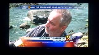 River Napper Northeast Pa news footage from Wnep Tv also featured abc world news [upl. by Zeidman]