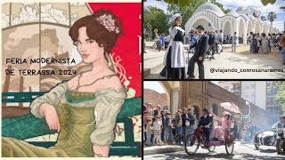 4K Feria Modernista de TERRASSA 2024 Revive la Ciudad de hace 100 años 12 [upl. by Leta427]