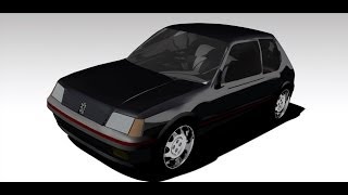 CATIA V5  Peugeot 205 GTi  Car Model CAD [upl. by Atteoj]