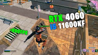 Fortnite Reload RTX 4060  Intel I5 11600KF  Fortnite Chapter 5  Perfomance Mode [upl. by Anerec]