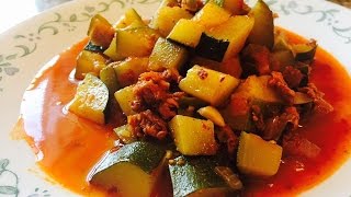 Calabazitas y Chorizo a la Mexicana [upl. by Ertnod305]