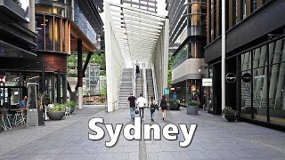 Walking from CROWN SYDNEY Barangaroo To Wynyard Station Via Wynyard Walk Tunnel  Sydney Australia [upl. by Jair]