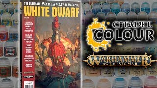 Contrast Paint Recipes AoS Fyreslayers Matched Play Rules June White Dwarf 2019 [upl. by Booze]