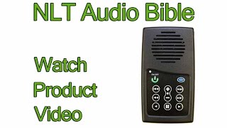 NLT Audio Bible Player Product Review  New Living Translation Version Bible reader [upl. by Elohcin]