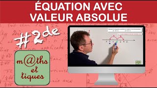 Résoudre une équation avec valeur absolue  Seconde [upl. by Darline42]