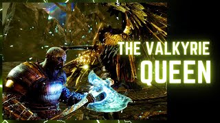 Defeating the New Valkyrie Queen  God of War Ragnarök PC [upl. by Eula899]