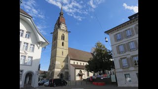 Zofingen AG Stadtkirche Vollgeläute nach Sanierung [upl. by Esteban]