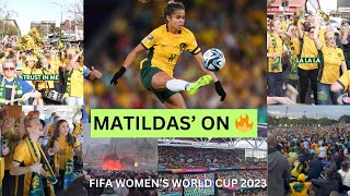 Team Matildas 🇦🇺 on🔥🔥 vs France  Women’s World Cup Quarterfinals Highlights [upl. by Ettevol]